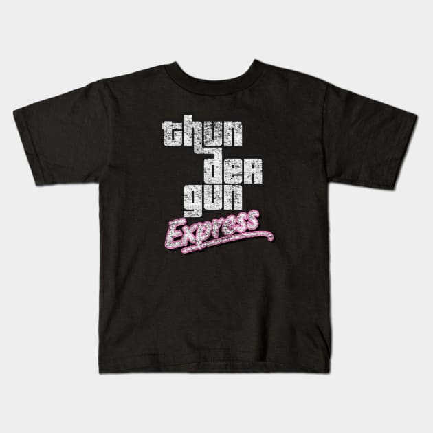 Thunder Gun Express (GTA Edition) Kids T-Shirt by Sunny Legends